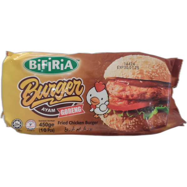 BIFIRIA CHICKEN BURGER 450G