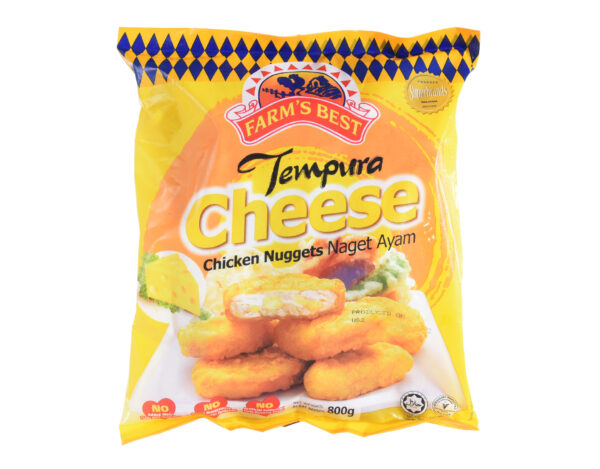 FARM’S BEST TEMPURA CHEESE CHICKEN NUGGETS 800g