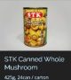 STK WHOLE MUSHROOM (425G) - 24CAN/CTN